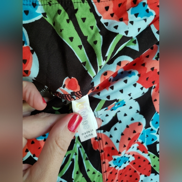 NWT TC lularoe wildflowers leggings - Picture 9 of 16